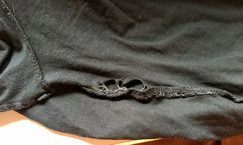 Leggings hole discount